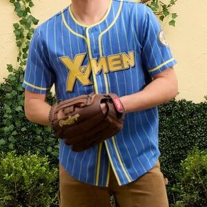 Unisex Marvel X-Men‎ Wolverine Striped Baseball Jersey - BoxLunch Exclusive